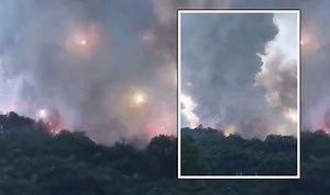 Turkey: Firework factory engulfed in flames and smoke