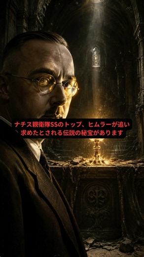 ナチス親衛隊トップが追った「伝説の聖杯」｜ヒムラーと消えた秘宝 #都市伝説 #歴史ミステリー #世界の謎 #聖杯伝説 #雑学