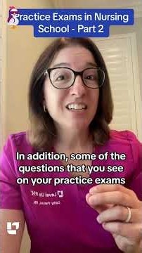 📝 Cathy Explains - Practice Exams in Nursing School Part 2: SHORT | ‪@LevelUpRN‬