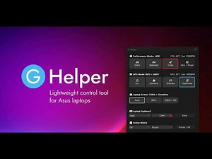 GitHub - seerge/g-helper: Lightweight Armoury Crate alternative for Asus laptops and ROG Ally. Co...
