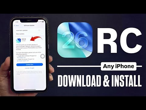 How to Download & install iOS 26 RC Update on any iPhone