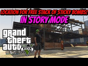 Grand Theft Auto V - Location For Free Stack Of Sticky Bombs! (Story Mode)