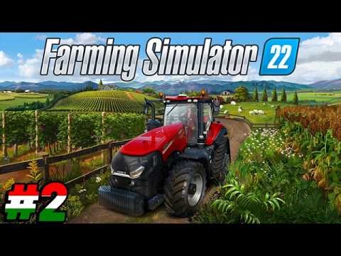 🚜Farming Simulator 22 Tutorial #2 [fűtermesztés, fűnyírás, bálázás]