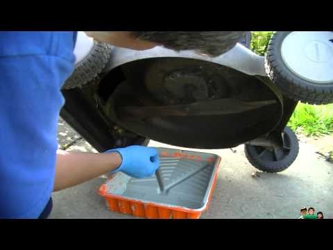 How to oil change Craftsman ( Briggs & Stratton ) Lawn Mower 6.5 HP 21 in