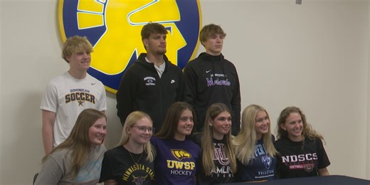 Wausau West celebrates spring signing day as nine athletes commit to college programs