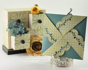 Decorative Border Folded Envelope Tutorial