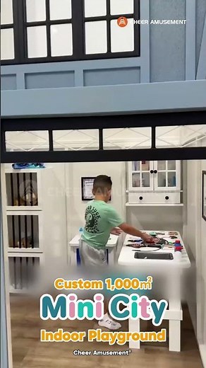 🎯 Custom 1,000㎡ Mini City Indoor Playground | Cheer Amusement®
