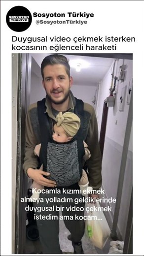 Video Çekmek İsterken Kocasının Hareketi🥰🤣