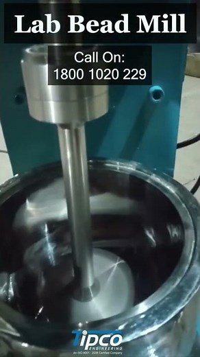 Lab Bead Mill Machine for Small Scale Industries - Tipco Engineering