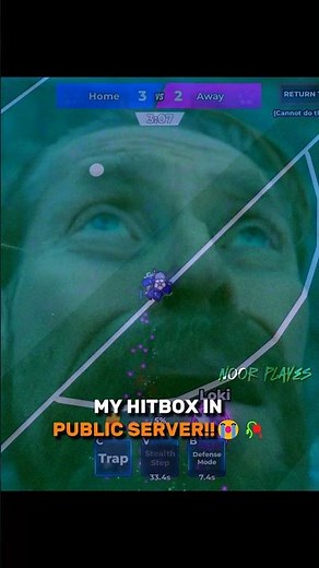 Hitbox Goes Wild in Public Server 😭 #bluelockrivals #roblox #robloxshorts #donlorenzo #bluelock