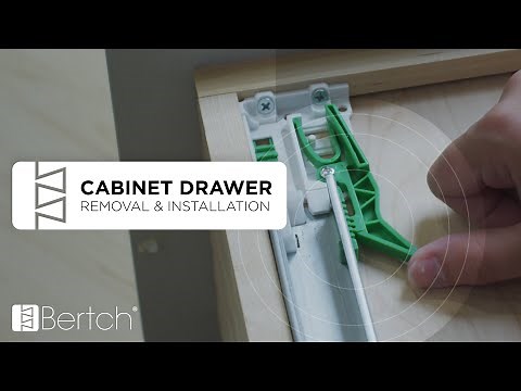 HOW TO - Remove and Install a Bertch Vanity Drawer