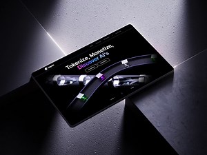 Object landing page animation