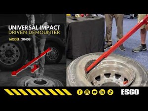 ESCO Universal Impact Driven Tire Demounter (Model 20408)