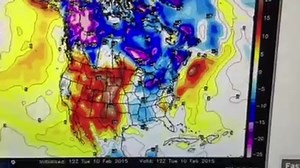 2.8K views · 102 reactions | Hi! Here's the GFS's solution to the next 16 days! Blue-white indicating below average temps. This computer model is saying most of the east will stay colder than average most of the time. Ridge/trough pattern not changing much in the next two weeks with several arctic outbreaks. This is just one model, we look at several. | Kim Cunningham | Facebook