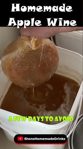 The secret to rich apple wine? The pulp! 🍏
