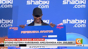 Mshindi wa Shabiki aviator: Evance Otieno ndiye mshindi wa peperusha aviator Otieno kutoka Kariobangi amejishindia Ksh. 250,000 Otieno anasema anapanga kuwekeza kwenye mchezo huo #SemaNaCitizen @LuluHassan | Citizen TV Kenya