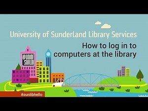 How to log in to a computer at the library