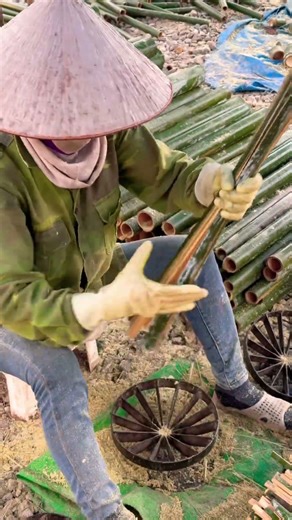 Bamboo toothpick factory . 45 . ##bamboo #factory #toothpick