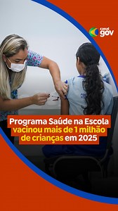 5.5K views · 1.9K reactions | 1 MILHÃO DE VACINAS APLICADAS EM...