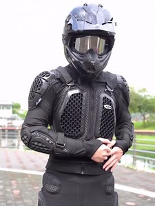 Motorcycle Body Armor Jacket Motocross Riding Protective Gear Mesh Lightweight Flexible Safety Protector for Cycling ATV Dirt Bike Chest