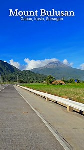Clear skies, smooth road, and beautiful Mount Bulusan in the distance. This is Bulusan Volcano as seen from Purok 1, Gabao, Irosin, Sorsogon. Bulusan Volcano -- Bicol's natural wonder and Sorsogon's pride and joy. Maswerte tayong nakikita natin sya araw araw. #MountBulusan #SorsogonsPride #RoadTripFeels #BicolPride #IrosinVibes #Gabao #Irosin #Sorsogon #IrosinSorsogon #Bicolandia #VolcanoViews #ScenicSorsogon #TravelPH #NatureLoversPH #volcano #naturelovers #naturephotography #motovlog #benzmont