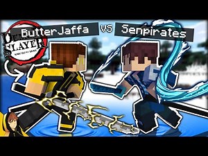 DEMON SLAYER PVP BATTLE!!! | Minecraft [Demon Slayer Mod] w/Senpirates