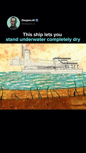 AI. Tech. The next evolution. on Instagram: "Day 179 of watching tech evolve. The diving bell boat allows people to walk on the ocean floor without diving equipment or getting wet. Using air pressure and a sealed chamber, the system displaces water and creates a dry space beneath the surface. Originally developed decades ago, this technology is still used for underwater observation, maintenance, and research. It shows how simple physical principles can outperform complexity when reliability matt