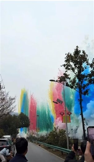 Day sky shot #firecracker #fireworks #skyshot #chinesenewyear