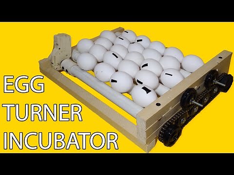 Incubator Egg Turner - automatic egg turner - how to make egg turner
