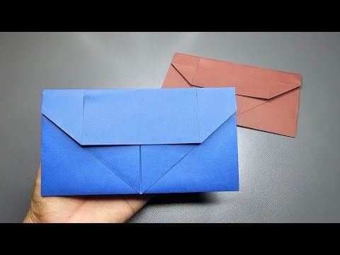 How to make an envelope out of rectangle paper, paper envelope origami tutorial, How To