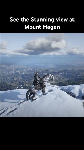 MOST Amazing View at Mount Hagen #rdr2 #reddeadredemption2