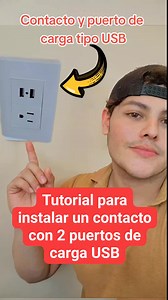 Tutorial para instalar un contacto con puertos para el celular USB #viral #fypシ゚ #tecnitips #parati #tips | Tecnitips