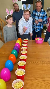 586K views · 11K reactions | Tossing Easter Eggs Challenge  #game #family #challenge #easter | Paul & Kezzy | Facebook