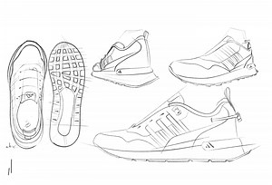 Sneaker 2D/3D Design C. - BORJA CORBI