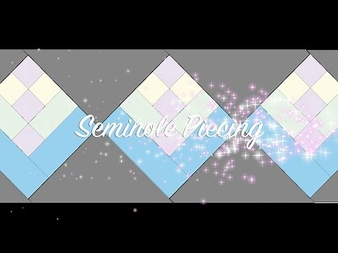 Slow and Steady Quilt Along Video 8 Row 7 Seminole Patchwork