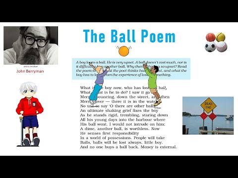 The Ball Poem Class 10, in Hindi, Poetic Devices, Summary - Ajeet Sir