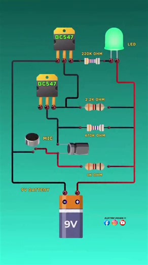 𝗘𝗹𝗲𝗰𝘁𝗿𝗶𝗰 𝗗𝗲𝘀𝗶𝗴𝗻 𝟭𝟭 on Instagram: "Simple Clap Switch Circuit Diagram . . . . . #shivam_electris #reels #viralreels #electric #electronics #electrical #electrician #project #schoolproject #wiring #shortsfeed #shorts #simplecircuit #instagram #electronic #viral #viralpost #viralvideos #viralvideos #video #diy #trending #trendingreels #explorepage #electric_design_11 #electrical_44 #followers"
