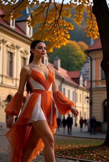 “Stylish Girl Walking in the City | Cinematic 5s Short” #model #quietluxury #fashion #beauty