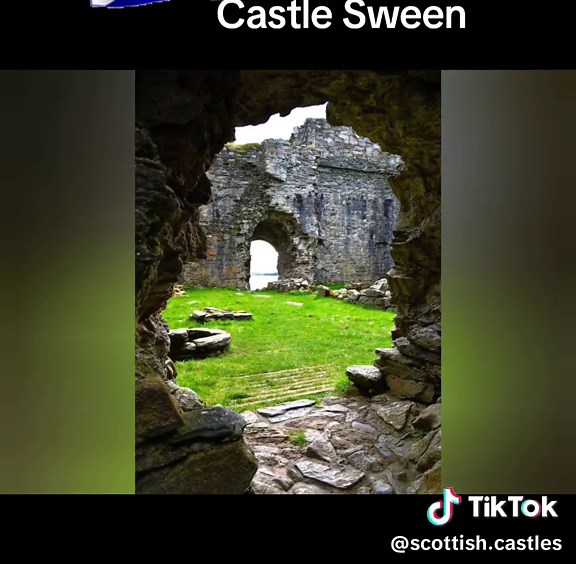 Castle Sween, also known as Caisteal Suibhne,and Caistéal Suibhne, is located on the eastern shore of Loch Sween, in Knapdale, south of the forestry village of Achnamara on the west coast of Argyll, Scotland. Castle Sween is thought to be one of the earliest stone castles built in Scotland, having been built in the late 11th century. The castle's towers were later additions to wooden structures which have since vanished. #scottishtiktok #visitscotland #Scotland #castles #magicalscotland #scottis