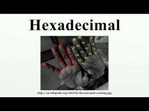 Hexadecimal