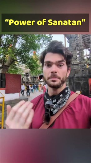 विदेशी 1300 साल पुराने मंदिर में पहुंचा… जो बोला सुनकर गर्व होगा 😳🇮🇳