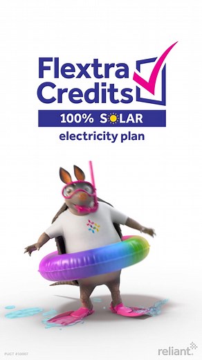 The Flextra Credits plan from Reliant—aka the electricity plan that matches your☀️energy.☀️ | Reliant Energy ®