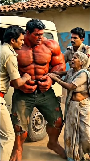 Poor old Mom asks Hulk to buy a vacuum cleaner, but poor Hulk gets into trouble🥹💔 #hulksmash #hulk #hulkedit #fyp