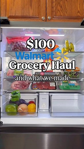$100 Whole30 Grocery Haul from Walmart