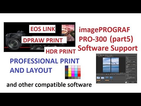 imagePrograf PRO-300 (part5) Driver Setup Professional Print and Layout, RAW print, Photoshop plugin