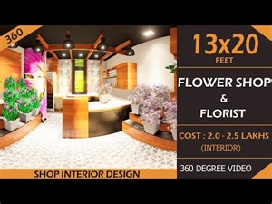 13x17 flower shop | Modern 360 Flower Shop Design Ideas | Low Budget Florist Shop Interior Design