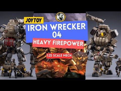 JOYTOY Iron Wrecker 04 - 1:25 Heavy Firepower Mecha Review #mecha #joytoy #actionfigures