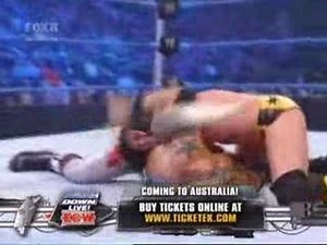 CM punk vs Edge part 1 Smackdown 25/4/08