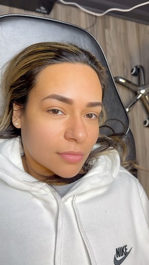 Powder Brow Tattoo! Last anywhere from 1-3 years depending on your skin type. This technique mimics make up or tint on the brows. 10 day healing period.The color will fade into a pretty medium brown once healed. Www.chibrowtique.com #oprf #chicagomicroblading #riverforest #chicagobeauty #pmuartist #powderombrebrows #browsbrowsbrows #powderbrowtattoo | Chi Browtique