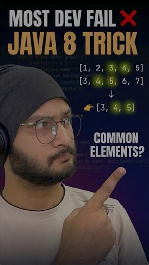 COMMON ELEMENTS ❌ MOST DEV FAILS 🤯 #dsa #coding #java #interview